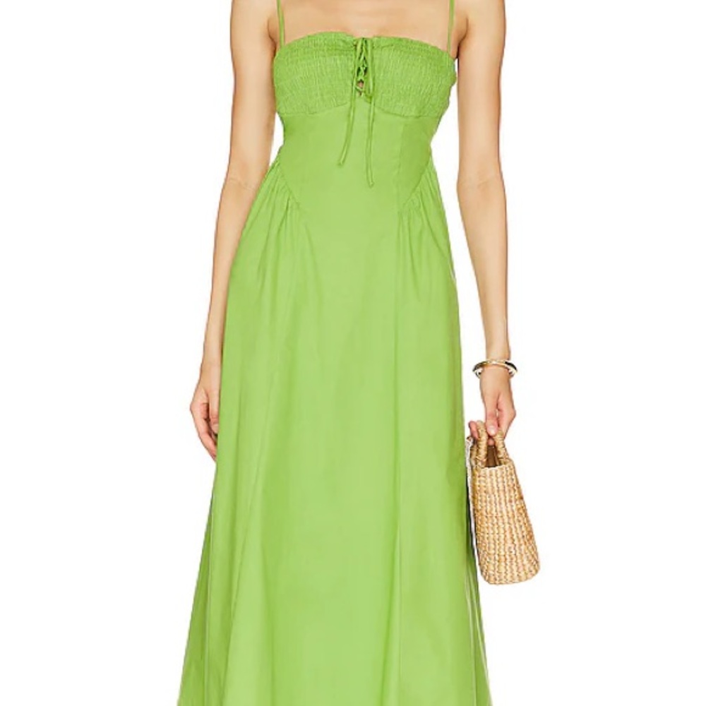 Elegant Green Maxi Dress